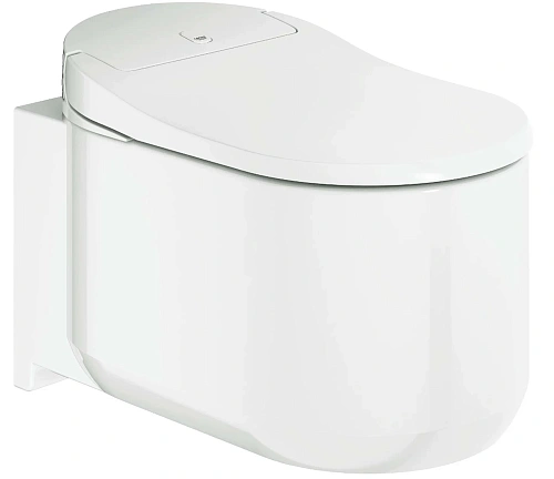 Унитаз SMART GROHE Sensia Arena (39354SH0) готовый комплект с электронным управлением (без инсталляции) альпин белый Унитаз SMART GROHE Sensia Arena (39354SH0) готовый комплект с электронным управлением (без инсталляции) альпин белый