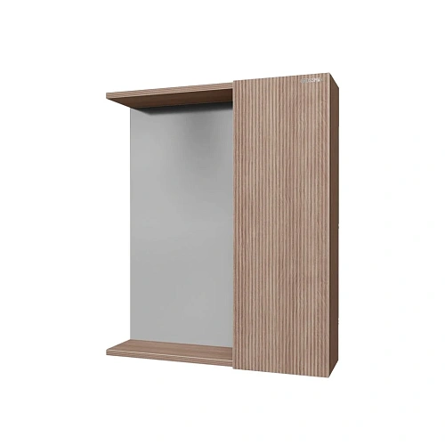 Зеркальный шкаф GROSSMAN ЮНИТ-60 см, универсальный кадена вуд 60x70 2060112 Зеркальный шкаф GROSSMAN ЮНИТ-60 см, универсальный кадена вуд 60x70 2060112