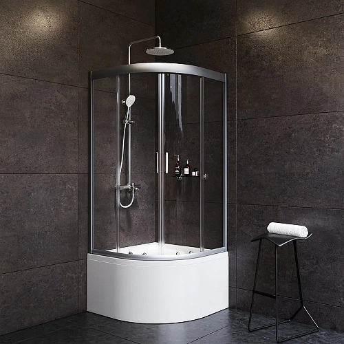 Душевой уголок AM.PM Gem W90G-401A090WT 90х90,стекло прозрачное,профиль мат. серебро,без поддона Душевой уголок AM.PM Gem W90G-401A090WT 90х90,стекло прозрачное,профиль мат. серебро,без поддона