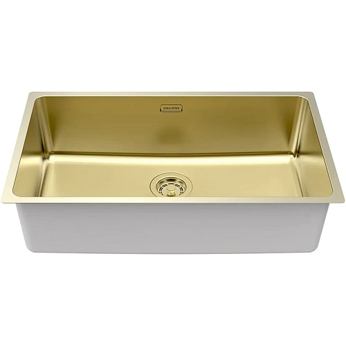 Кухонная мойка Paulmark YUNI 76 UN YU76-LG, светлое золото, 760х440мм Кухонная мойка Paulmark YUNI 76 UN YU76-LG, светлое золото, 760х440мм