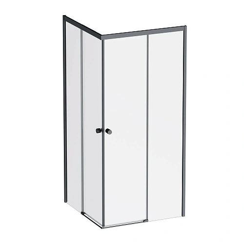 Душевой уголок AM.PM X-joy W94G-403-9090-BТ1К 90x90 черный матовый, стекло прозрачное Душевой уголок AM.PM X-joy W94G-403-9090-BТ1К 90x90 черный матовый, стекло прозрачное