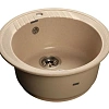 Кухонная мойка GranFest Rondo R-520 беж бежевый Кухонная мойка GranFest Rondo R-520 беж бежевый