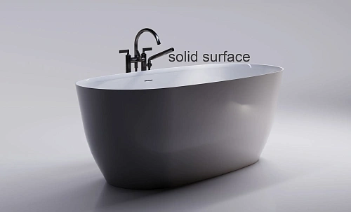 Ванна отдельностоящая Astra-Form Атрия 01010065 с интегрированным переливом, Solid Surface 1600х750 Ванна отдельностоящая Astra-Form Атрия 01010065 с интегрированным переливом, Solid Surface 1600х750