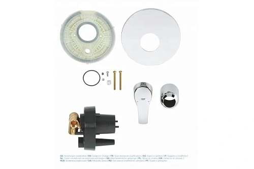 Смеситель для душа GROHE Eurosmart New (внешняя и встраиваемая части), хром (33556002) Смеситель для душа GROHE Eurosmart New (внешняя и встраиваемая части), хром (33556002)