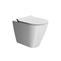 Унитаз приставной GSI KUBE X безободковый Swirlflush белый матовый (941009) без сиденья Унитаз приставной GSI KUBE X безободковый Swirlflush белый матовый (941009) без сиденья