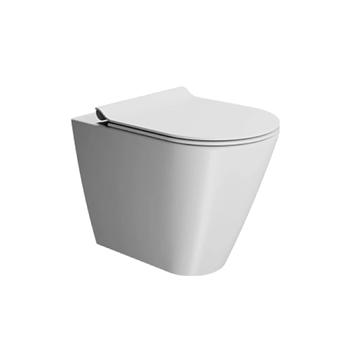 Унитаз приставной GSI KUBE X безободковый Swirlflush белый матовый (941009) без сиденья Унитаз приставной GSI KUBE X безободковый Swirlflush белый матовый (941009) без сиденья