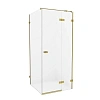 Душевой уголок NEW TRENDY AVEXA GOLD 120x70x200 EXK-1765 (брашированное золото) Душевой уголок NEW TRENDY AVEXA GOLD 120x70x200 EXK-1765 (брашированное золото)