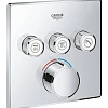 Смеситель для душа GROHE Grohtherm SmartControl на 3 выхода, хром (29149000) внешняя часть Смеситель для душа GROHE Grohtherm SmartControl на 3 выхода, хром (29149000) внешняя часть