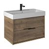 Тумба под раковину BRIZ Тесо т18-80 под раковину Вилис 243 03-18080-17 00 ВЕЛ дуб веллингтон табак