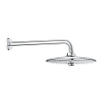 Верхний душ GROHE Euphoria 260 SmartControl с душевым кронштейном 380 мм, расход 9,5 л/мин, хром (26 26459000 Верхний душ GROHE Euphoria 260 SmartControl с душевым кронштейном 380 мм, расход 9,5 л/мин, хром (26 26459000