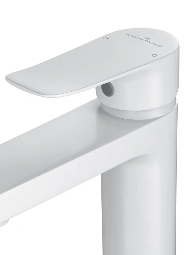 Смеситель для раковины Wonzon & Woghand белый матовый (WW-A40222-MW) Смеситель для раковины Wonzon & Woghand белый матовый (WW-A40222-MW)