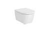 Унитаз подвесной Roca Inspira Round 480, Rimless, белый матовый 346528620