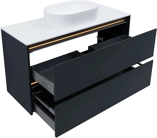 Тумба под раковину Allen Brau Activity 120 1.34015.AM антрацит матовый/олива брашированная Тумба под раковину Allen Brau Activity 120 1.34015.AM антрацит матовый/олива брашированная
