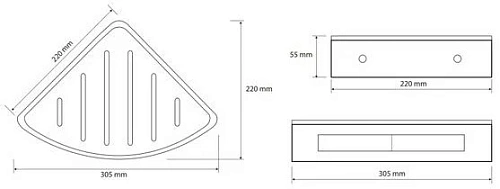 Полка Bemeta CYTRO 146208016 Полка Bemeta CYTRO 146208016