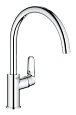 Смеситель для кухни GROHE BauFlow с высоким C-образным изливом, хром (31538001) Смеситель для кухни GROHE BauFlow с высоким C-образным изливом, хром (31538001)