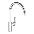 Смеситель для кухни Grohe Start Edge с высоким C-образным изливом, хром (31369001) Смеситель для кухни Grohe Start Edge с высоким C-образным изливом, хром (31369001)