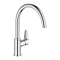 Смеситель для кухни Grohe Start Edge с высоким C-образным изливом, хром (31369001) Смеситель для кухни Grohe Start Edge с высоким C-образным изливом, хром (31369001)