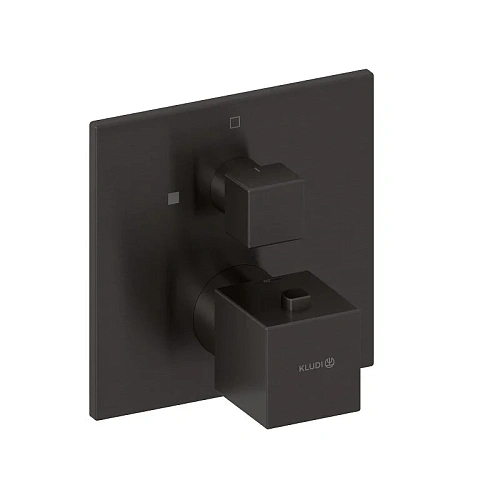 Смеситель для душа Kludi DECUS 54885N275 встраиваемый с термостатом для SLIM.BOXX 88022 оружейная сталь Смеситель для душа Kludi DECUS 54885N275 встраиваемый с термостатом для SLIM.BOXX 88022 оружейная сталь