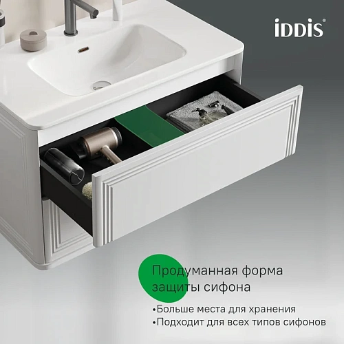 Тумба с раковиной IDDIS Oxford Neo (OXN80W0i95K) подвесная, 80 см, белый Тумба с раковиной IDDIS Oxford Neo (OXN80W0i95K) подвесная, 80 см, белый
