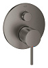 Картинка анонса товара «смеситель для ванны grohe atrio new с переключателем на 3 положения, темный гарфит, матовый (24096al 24096al3»