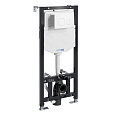 Детальная картинка товара «инсталляция для унитаза wasserkraft aller 10tlt.010.me.wm02 с клавишей смыва белый»