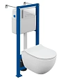 Комплект унитаза Cersanit BRASKO SMART (A68304) инсталляции VECTOR и клавиши смыва ESTETICA пластик белый 68304 Комплект унитаза Cersanit BRASKO SMART (A68304) инсталляции VECTOR и клавиши смыва ESTETICA пластик белый 68304