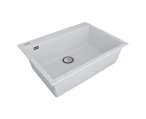 Кухонная мойка Paulmark DECORATION 69 PM936950-WH, WHITE, 690х500 мм Кухонная мойка Paulmark DECORATION 69 PM936950-WH, WHITE, 690х500 мм