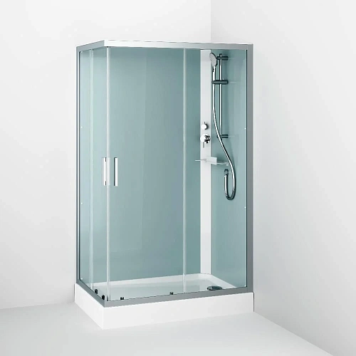 Душевая кабина AM.PM Gem W90C-404-12090MT 120x90, прямоугольная, профиль хром матовый, стекло прозрачное Душевая кабина AM.PM Gem W90C-404-12090MT 120x90, прямоугольная, профиль хром матовый, стекло прозрачное