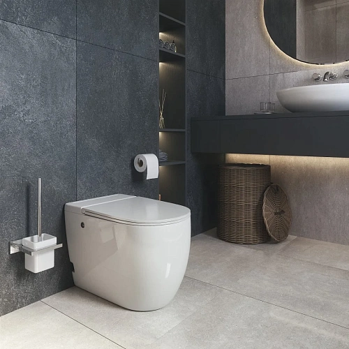 Унитаз приставной GROSSMAN GR-PR5502 impuls 570x360x450 белый с тонкой крышкой Унитаз приставной GROSSMAN GR-PR5502 impuls 570x360x450 белый с тонкой крышкой