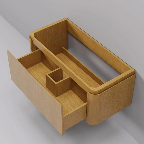 Тумба под раковину ArtDecco Coco 100 ACC10W14S000 подвесная, белый дуб Тумба под раковину ArtDecco Coco 100 ACC10W14S000 подвесная, белый дуб