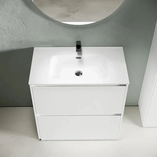 Тумба под раковину Sancos Libra Floor LB80FW напольная, 790х450х840 белый глянец Тумба под раковину Sancos Libra Floor LB80FW напольная, 790х450х840 белый глянец