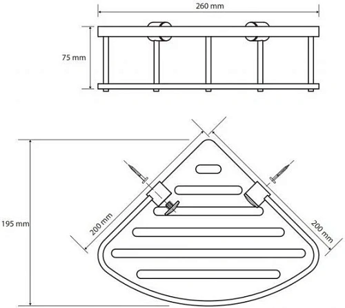 Полка Bemeta CYTRO 146208386 Полка Bemeta CYTRO 146208386