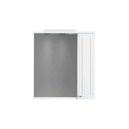 Зеркальный шкаф Damixa Palace One 65 M41MPR0651WG правый, с подсветкой, белый глянец Зеркальный шкаф Damixa Palace One 65 M41MPR0651WG правый, с подсветкой, белый глянец