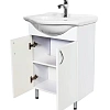 Тумба с раковиной Orange Лайт LA-60TUW+RA напольная белый Тумба с раковиной Orange Лайт LA-60TUW+RA напольная белый