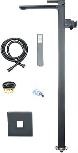 Смеситель для ванны STWORKI Карлстад KAS-05b 551390 напольный Смеситель для ванны STWORKI Карлстад KAS-05b 551390 напольный