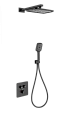Душевая система Wonzon & Woghand с термостатом, встраиваемая, черный матовый (WW-B4003-MB) Душевая система Wonzon & Woghand с термостатом, встраиваемая, черный матовый (WW-B4003-MB)