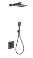 Душевая система Wonzon & Woghand с термостатом, встраиваемая, черный матовый (WW-B4003-MB) Душевая система Wonzon & Woghand с термостатом, встраиваемая, черный матовый (WW-B4003-MB)