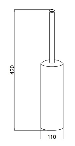 Ершик для унитаза Boheme Vogue 10139 Ершик для унитаза Boheme Vogue 10139