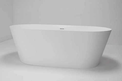 Ванна из искусственного камня ABBER Stein AS9605 белая матовая Ванна из искусственного камня ABBER Stein AS9605 белая матовая