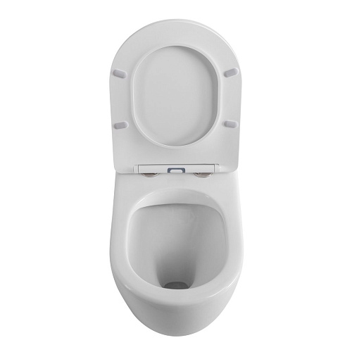 Унитаз приставной BelBagno BB2141CBR/SC безободковый c сиденьем Унитаз приставной BelBagno BB2141CBR/SC безободковый c сиденьем