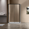 Картинка анонса товара «душевой уголок vincea garda vsr-1g9014clb, 1400x900, черный, стекло прозрачное»