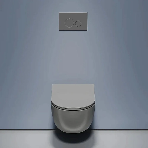 Унитаз подвесной Ceramica Nova MODENA CN6063MH Антрацит матовый Унитаз подвесной Ceramica Nova MODENA CN6063MH Антрацит матовый