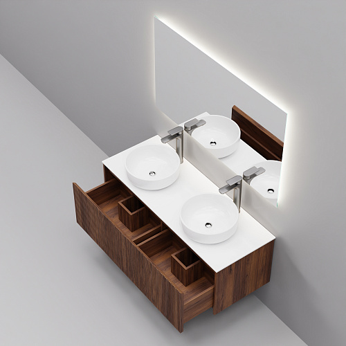 Комплект мебели ArtDecco Camilla 120 ACM12W22D3MF черный орех Комплект мебели ArtDecco Camilla 120 ACM12W22D3MF черный орех