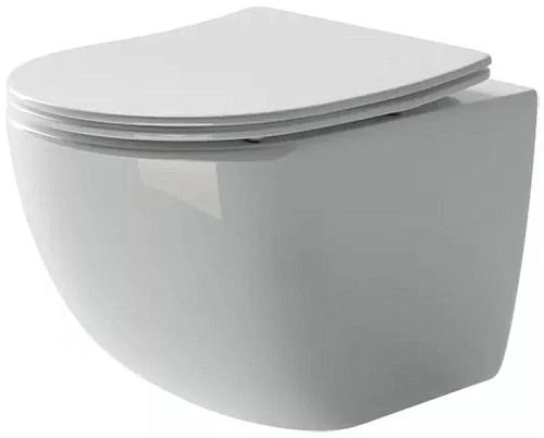 Унитаз подвесной Ceramica Nova FORMA CN3009 белый с сиденьем Унитаз подвесной Ceramica Nova FORMA CN3009 белый с сиденьем
