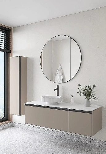 Тумба под раковину Armadi Art QUATRO 2 140см (100+40) DAPHNE профиль ANTHRACITE 790-M2-140-D-A Тумба под раковину Armadi Art QUATRO 2 140см (100+40) DAPHNE профиль ANTHRACITE 790-M2-140-D-A