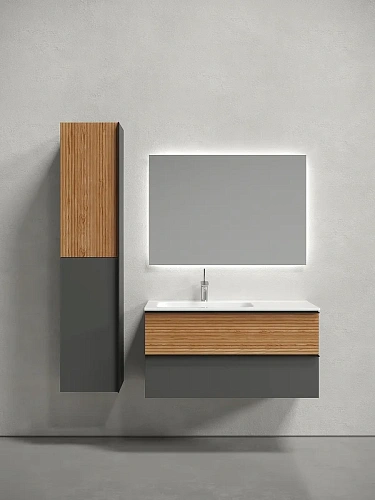 Тумба под раковину SANCOS Very DL100LGR 100см, Beige Soft, подвесная Тумба под раковину SANCOS Very DL100LGR 100см, Beige Soft, подвесная