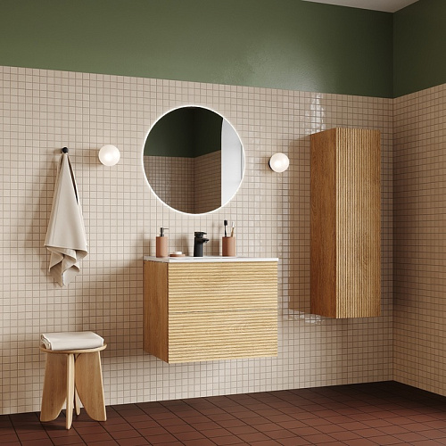 Тумба с раковиной IDDIS Bild (BIL60V0i95K) подвесная, 60 см, дуб светлый Тумба с раковиной IDDIS Bild (BIL60V0i95K) подвесная, 60 см, дуб светлый