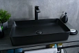 Раковина Gid Bm9396 53344 накладная черная матовая 60x34x11 Раковина Gid Bm9396 53344 накладная черная матовая 60x34x11