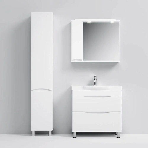 Шкаф-пенал AM.PM Like M80CSL0356WG напольный, левый, 35 см, белый Шкаф-пенал AM.PM Like M80CSL0356WG напольный, левый, 35 см, белый