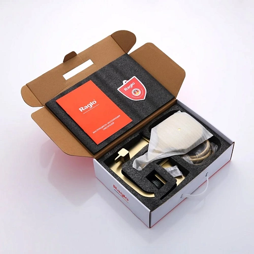 Смеситель на борт ванны Raglo R02.31.03, сатин золотой Смеситель на борт ванны Raglo R02.31.03, сатин золотой